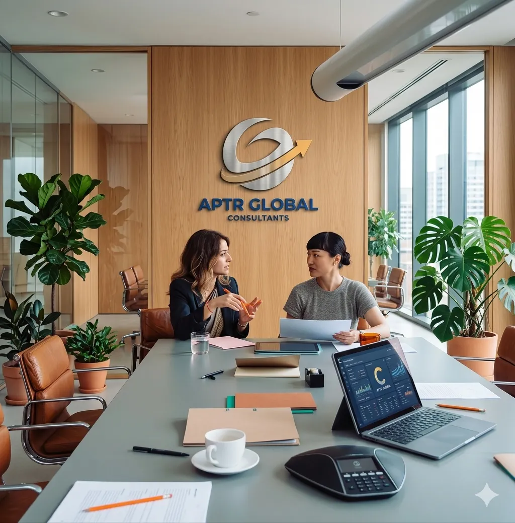 Team at work in the office